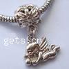 Zinc Alloy European Pendants, Angel, plated, without troll Approx 5mm 
