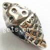 No Troll Thailand Sterling Silver European Beads, Ice Cream, without troll Approx 4.5mm 