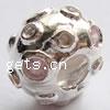 Perles zircon cubique en argent European, argent sterling 925, rondelle, sans filetage & avec zircone cubique, plus de couleurs à choisir Environ 4.2mm, Vendu par PC