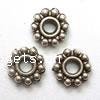 Zinc Alloy Spacer Beads, Flower, plated nickel, lead & cadmium free Approx 2mm 