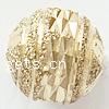 Messing Sternenstaub Perlen, rund, plattiert, Blume Schnitt & Falten, keine, 12mm, Bohrung:ca. 2mm, 2000PCs/Tasche, verkauft von Tasche