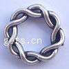 Zinc Alloy Linking Ring, Flower, plated, twist nickel, lead & cadmium free Approx 8mm 