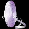Атласная лента, Сатиновая лента, с круглой пятно узором & односторонний, меро-фиолетовый, 10mm, длина:500 Двор, 5ПК/Лот, 100Дворы/PC, продается Лот