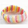 Dyed Shell Bracelet, mixed colors, 20-25mm Approx 7 Inch 