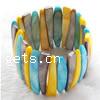 Dyed Shell Bracelet Approx 7 Inch 