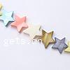 Natural Freshwater Shell Beads, Star, mixed colors Approx 1mm Approx 15 Inch, Approx 