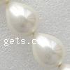 South Sea Shell Beads, Teardrop nickel, lead & cadmium free, Grade A Approx 1mm Inch 