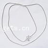 Cadena de collar de cable enlazado de latón, metal, chapado, cadena de la serpiente, más colores para la opción, 1mm,10mm, longitud:18 Inch, Vendido por Sarta