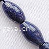 Natural Lapis Lazuli Beads, Oval Approx 1mm .5 Inch  