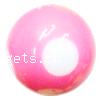 Solid Color Acrylic Beads, Round, two tone 16mm Approx 3mm, Approx 
