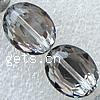 Imitation CRYSTALLIZED™ Oval Beads, Crystal, faceted, Silver Champagne Approx 1mm Inch 