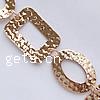 Handmade Brass Chain, plated, hammered 6mm, Approx 
