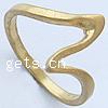 Brass Finger Ring, plated 14mm Approx 18mm, US Ring 