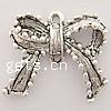 Zinc Alloy Charm Connector, Bowknot, plated, 1/1 loop Approx 1.5mm 