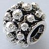 Zinc Alloy Jewelry Beads, Drum, plated nickel, lead & cadmium free Approx 2mm 