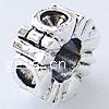 Zinc Alloy European Beads, Donut, plated, without troll Approx 5mm 