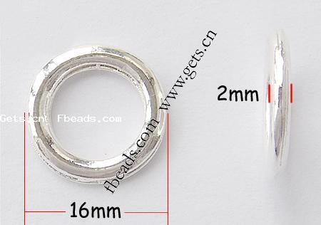 Zinc Alloy Linking Ring, Donut, plated, more colors for choice, Sold By PC
