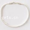 Brass European Bracelet Chain, brass lobster clasp, plated nickel, lead & cadmium free [