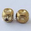 Brass Spacer Beads, Drum, plated Approx 1mm 