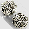 Filigree Zinc Alloy Beads, Round, plated lead free, 10mm Approx 2.5mm 
