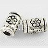 Zinc Alloy Tube Beads, plated lead & cadmium free Approx 1mm 