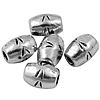 Zinc Alloy Tube Beads, plated lead & cadmium free Approx 2mm 