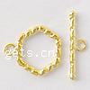 Brass Toggle Clasp, plated, single-strand Approx 2.5mm 