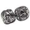 Zinc Alloy European Alphabet Beads, Drum, plated, with letter pattern & without troll Approx 4.2mm 