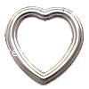 CCB Plastic Linking Ring, Copper Coated Plastic, Heart, plated lead & nickel free Approx 1mm 