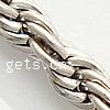 Нержавеющая сталь веревку цепи, нержавеющая сталь, веревки цепи, оригинальный цвет Приблизительно 100м/Лот, продается Лот