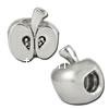 Zinc Alloy European Beads, Apple, plated, without troll Approx 5mm 