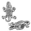 Perles European en alliage de zinc, crocodile, Placage, sans filetage, plus de couleurs à choisir Environ 4.5mm, Vendu par PC
