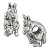 Zinc Alloy European Beads, Kangaroo, plated, without troll Approx 4.5mm 