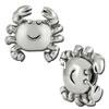Zinc Alloy European Beads, Crab, plated Approx 4.5mm 