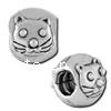 Zinc Alloy European Beads, Flat Round, plated, without troll nickel, lead & cadmium free Approx 4.5mm 