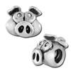 Zinc Alloy European Beads, Pig, plated, without troll 10mm Approx 4.5mm 