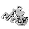 Zinc Alloy Message Pendants, Letter, word love, plated nickel, lead & cadmium free Approx 1mm, Approx 