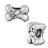 Zinc Alloy European Beads, Dog Bone, plated, without troll Approx 4.5mm 