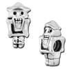 Zinc Alloy European Beads, Robot, plated, without troll Approx 4.5mm 