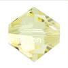 CRYSTALLIZED™ 5328 Crystal Xilion Bicone Bead, CRYSTALLIZED™, faceted, Jonquil, 4mm 