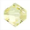 Swarovski® 5328 Kristall Xilion Doppelkugel Perlen , Swarovski, facettierte, hellgelb, 5mm, 720PCs/Tasche, verkauft von Tasche