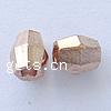 Brass Spacer Beads, Drum, rose gold color plated, faceted Approx 1.5mm 