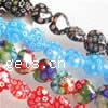 Millefiori Glass Beads, Heart Grade A Inch 