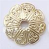 Zinc Alloy Bead Caps, Flower, plated nickel, lead & cadmium free Approx 2mm 