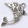 Zinc Alloy Animal Pendants, Dolphin, plated lead & nickel free Approx 3mm 