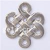 Zinc Alloy Bowkont Pendants, Chinese Knot lead & nickel free Approx 1.5mm, Approx 