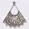 Zinc Alloy Chandelier Components, Triangle, plated, 1/2 loop cadmium free Approx 1mm 