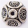 Zinc Alloy Bead Caps, Round, plated nickel, lead & cadmium free Approx 1mm 
