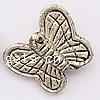 Zinc Alloy Animal Beads, Butterfly, plated Grade A Approx 1mm, Approx 