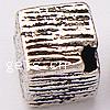 Zinc Alloy Jewelry Beads, Cube, plated lead & nickel free Approx 1.5mm, Approx 
